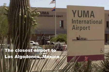 Closest airport to Molar City - Los Algodones, Mexico